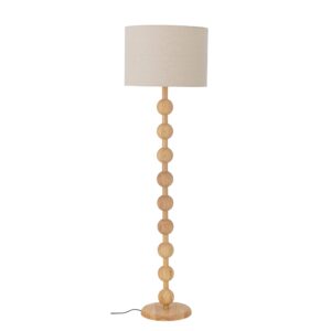 Bloomingville - Giacoma Gulvlampe, Natur, Gummitræ - Ø44 Ã H155 cm